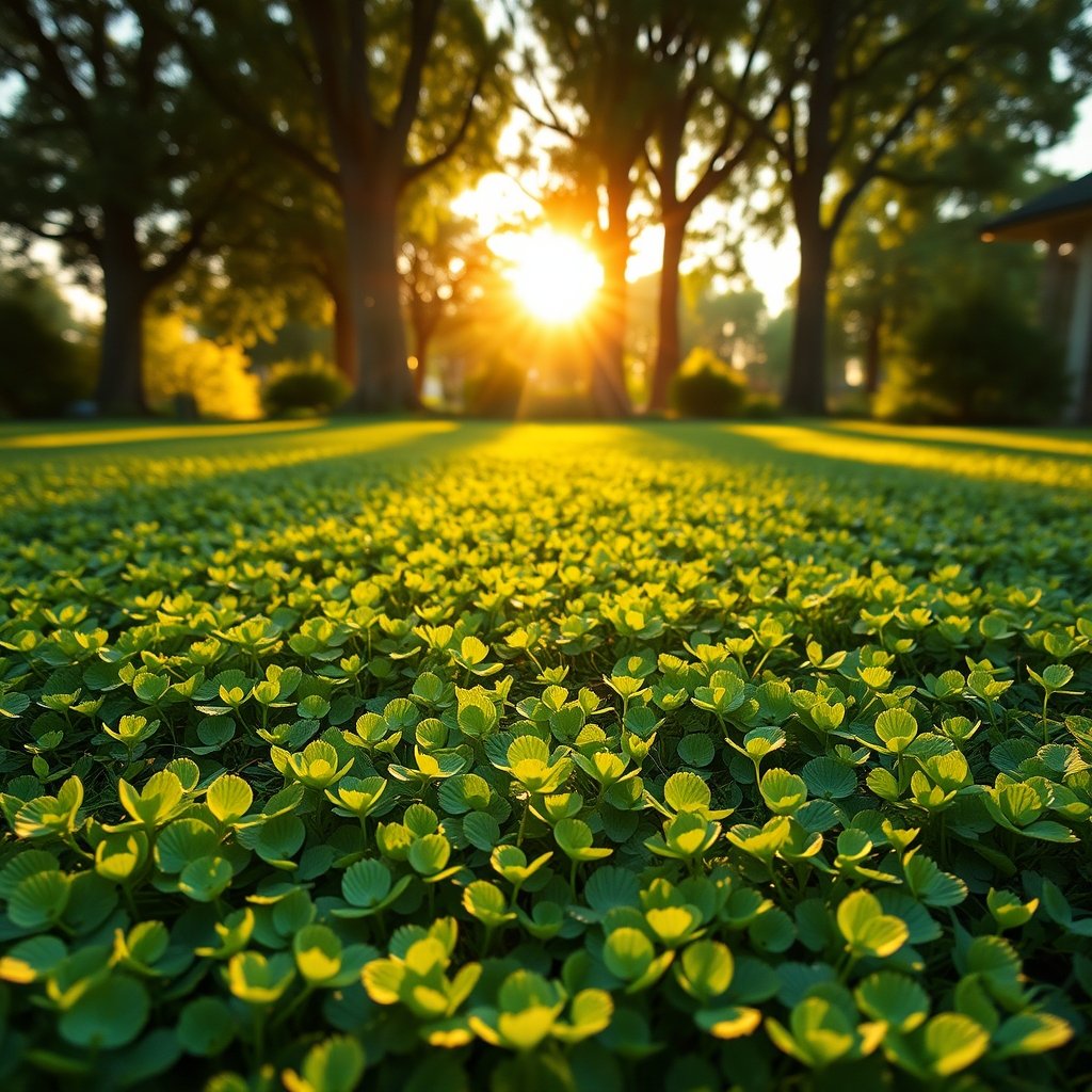 Clover lawn - Illustration 1