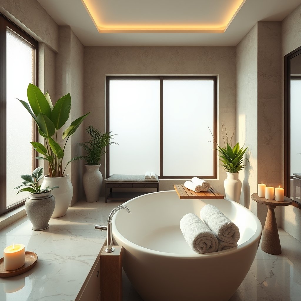 Spa Bathroom: 7 Best Ways To Transform Your Space For Ultimate Relaxation (Proven Guide) 1 Spa bathroom - Illustration 1