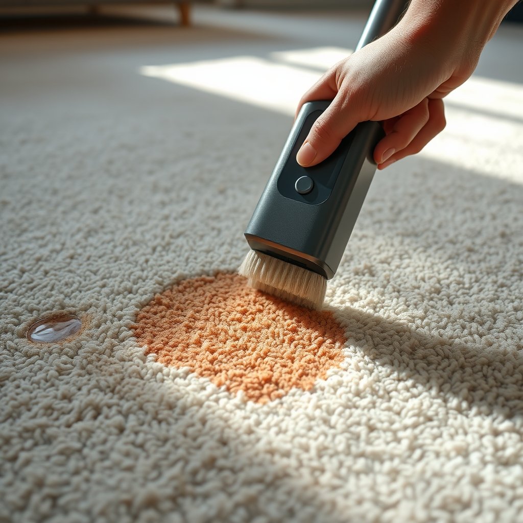pet carpet in action