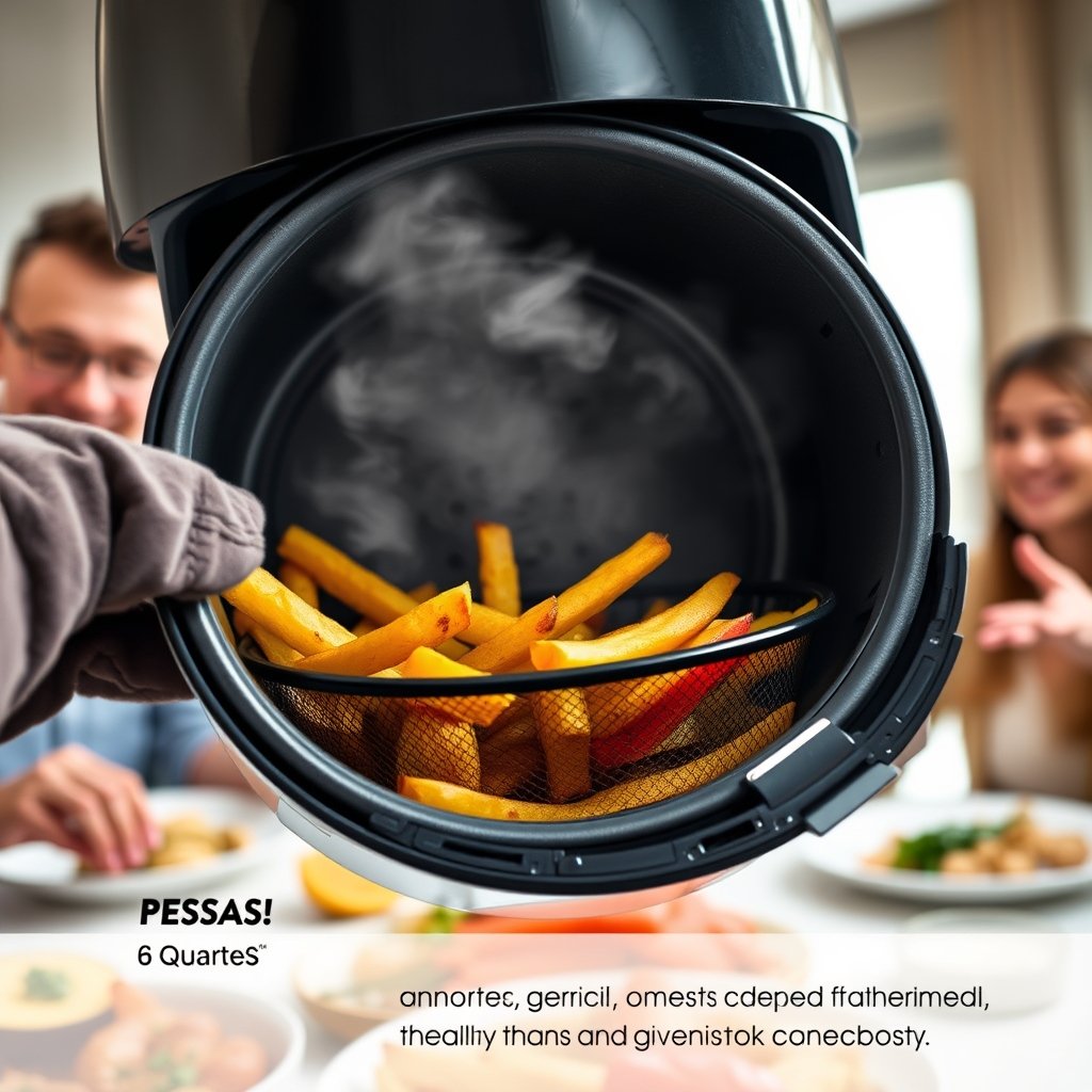 Air Fryer in action