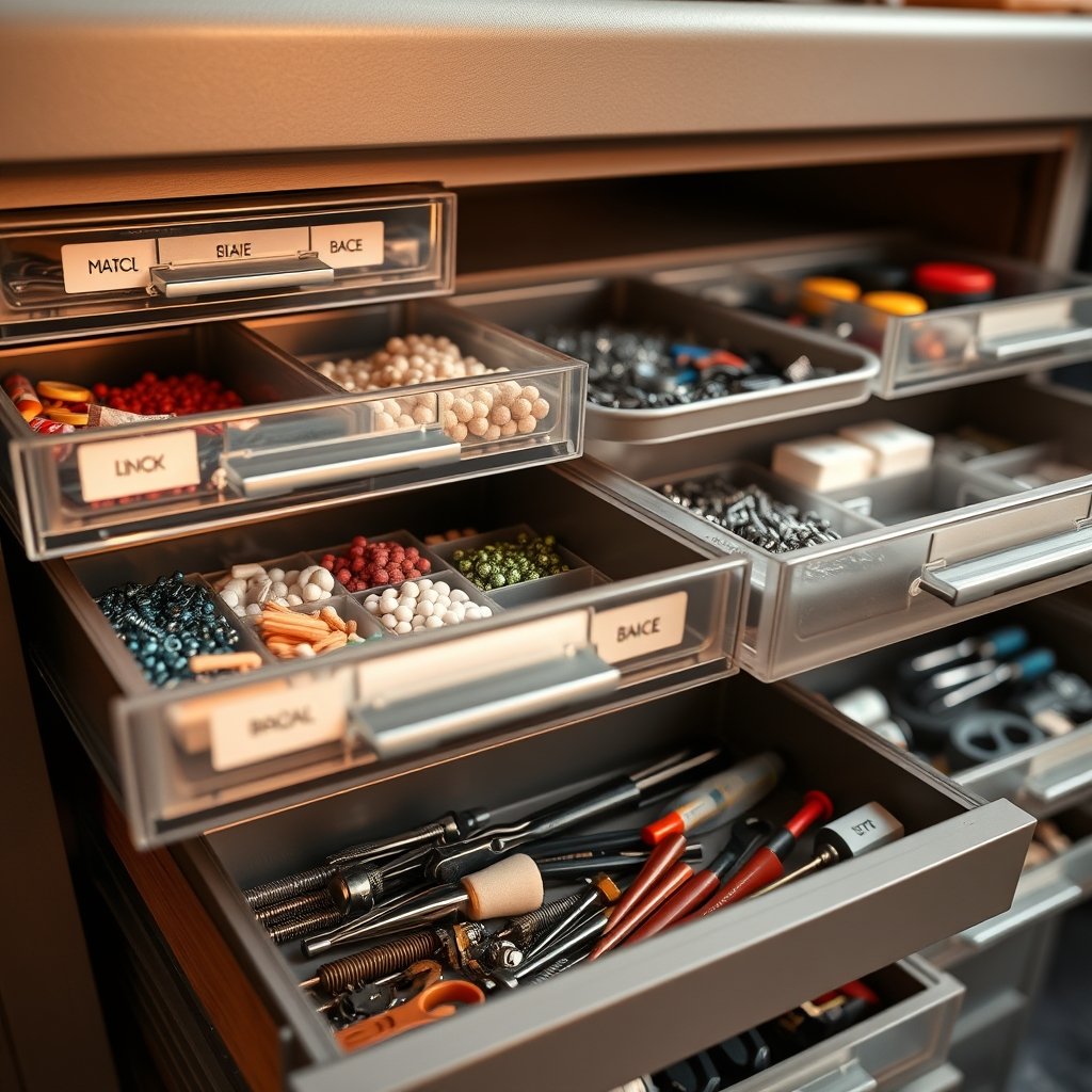 storage cabinet in action