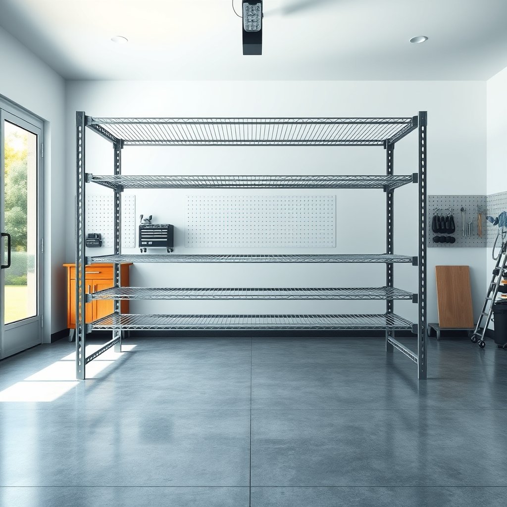 garage shelving product view