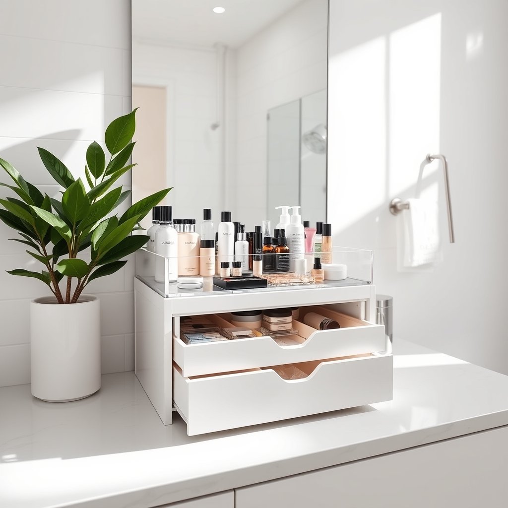 makeup organizer product view
