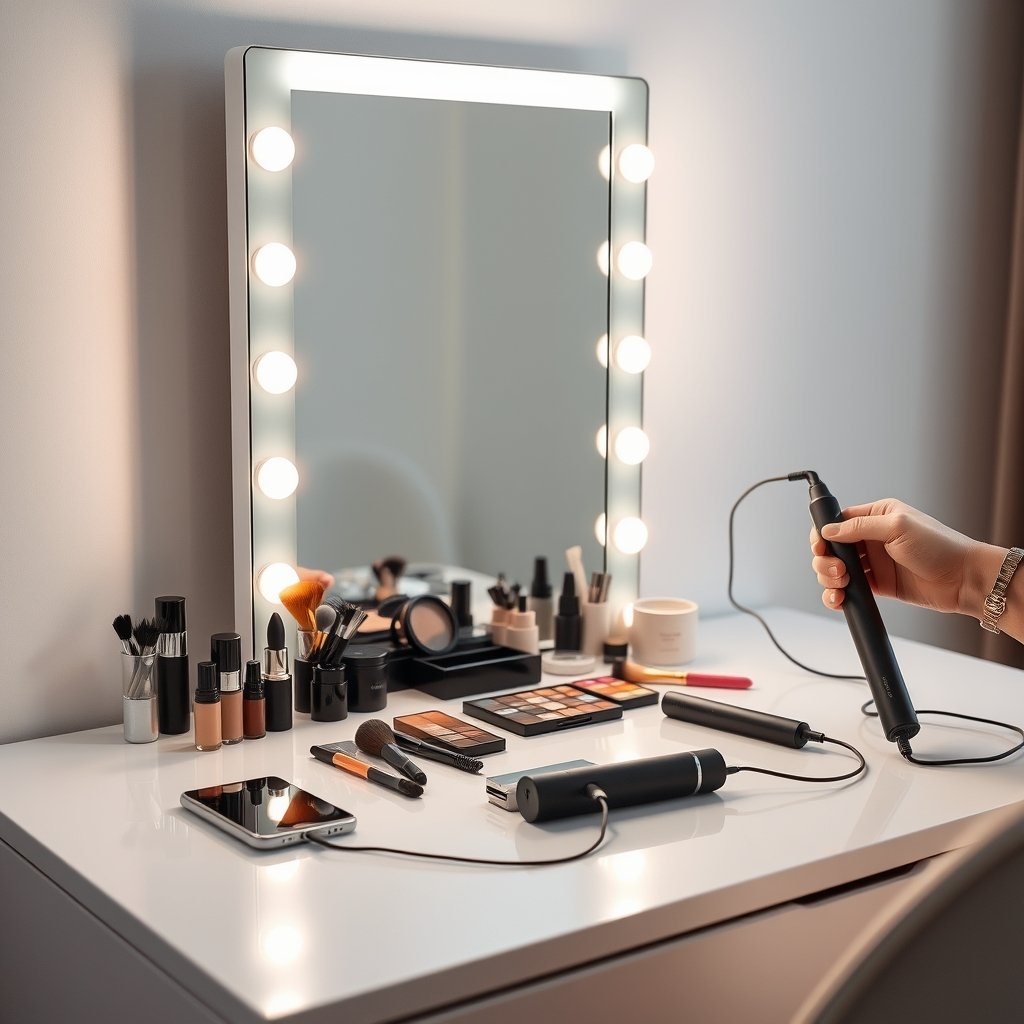 Vanity Desk: 5 Ultimate Steps For Best Makeup Setup (2026) 2 Vanity Desk in action