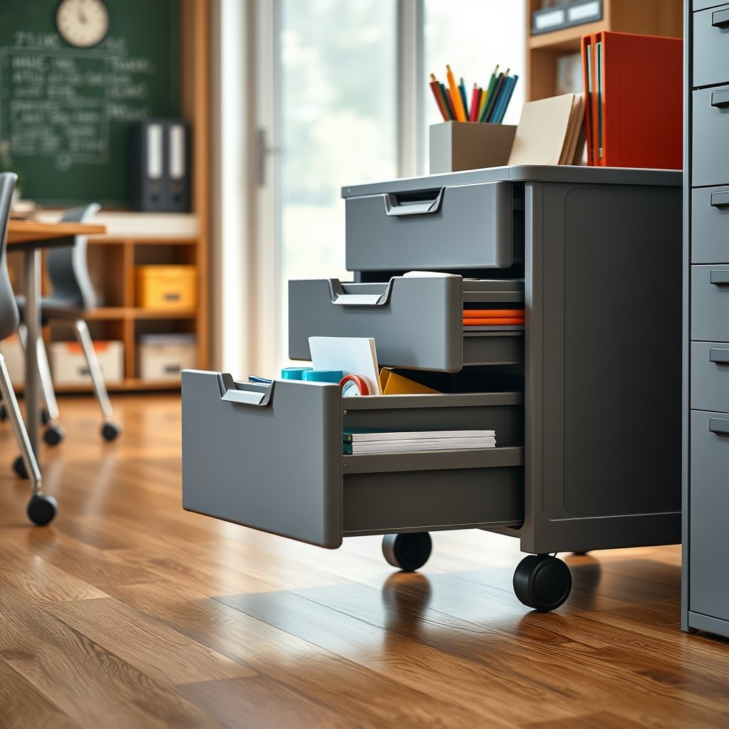storage cart in action