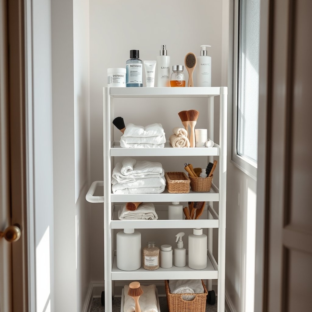 storage cart in action