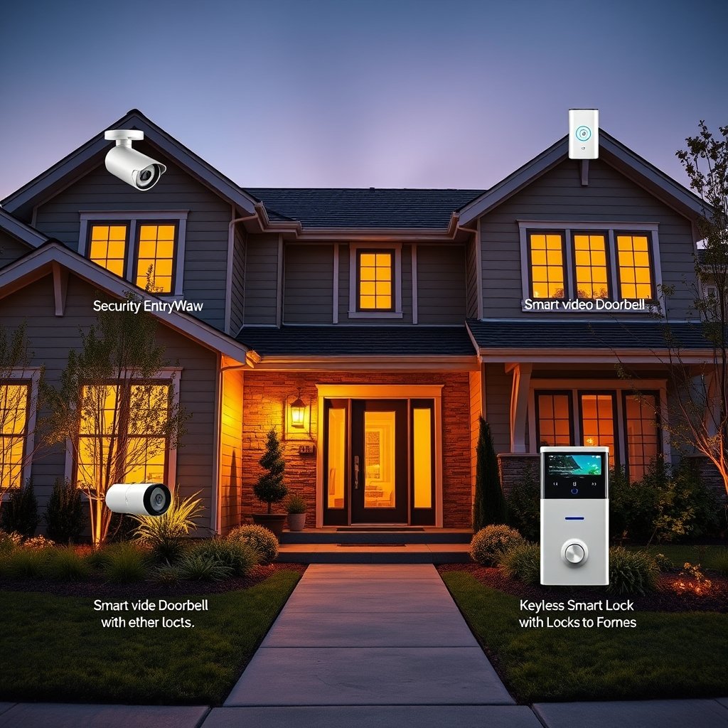 Smart Home Security Systems - Illustration 1
